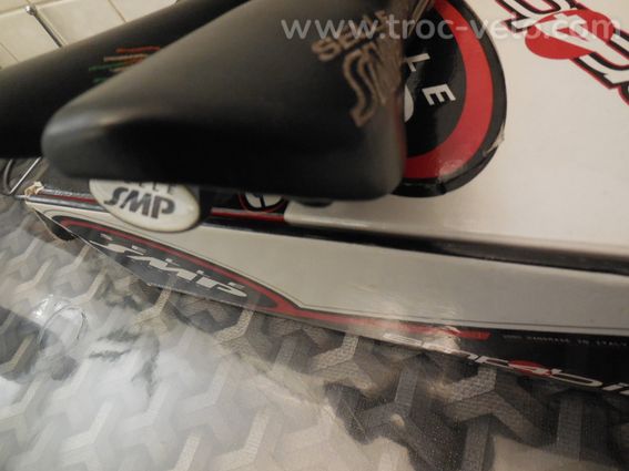 SELLE ROUTE SMP STRATOS CUIR NOIR! PARFAIT ETAT! - 4