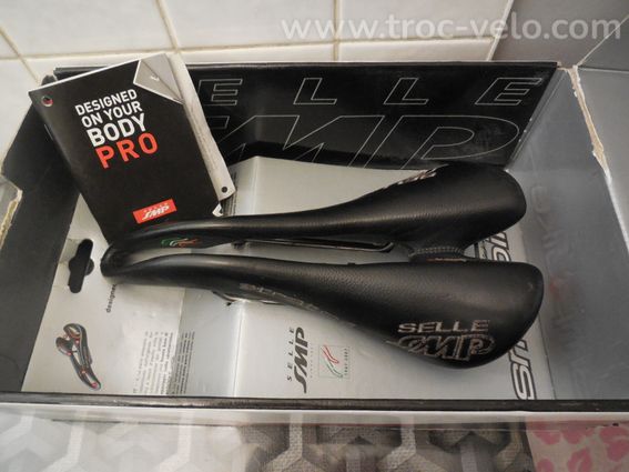 SELLE ROUTE SMP STRATOS CUIR NOIR! PARFAIT ETAT! - 7
