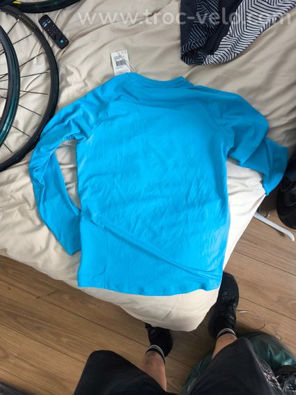 Maillot POC VTT manches longues Essential Enduro, bleu ciel - 2