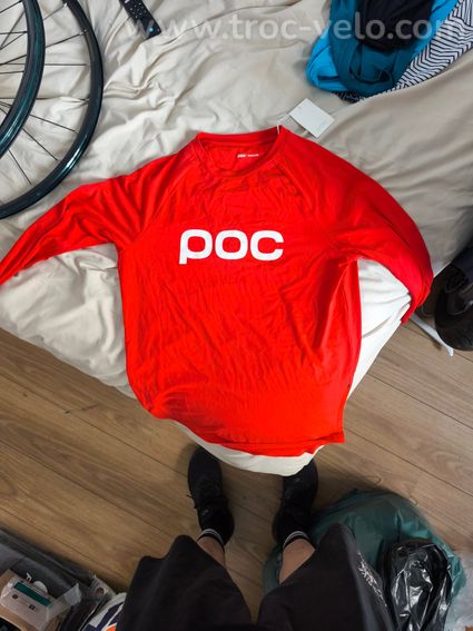 Maillot POC VTT manches longues Essential Enduro, Orange taille M