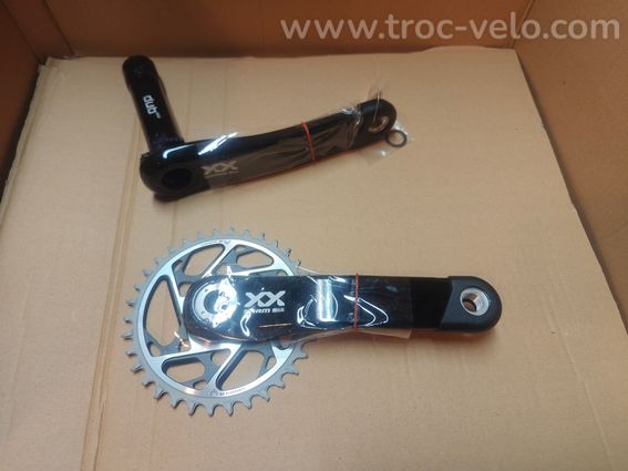 Pédalier SRAM XX SL Eagle - Carbon (T-Type) - 175mm / 34T - NEUF - 3