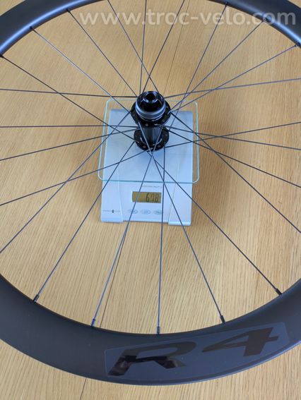 Roues route carbone novatec r4 tubeless 45mm neuves - 4