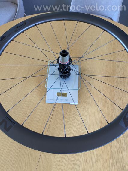 Roues route carbone novatec r4 tubeless 45mm neuves - 5