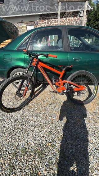 Vend DH scott gambler 730 orange noir  - 3