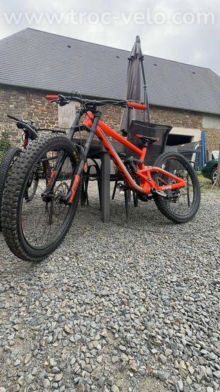 Vend DH scott gambler 730 orange noir  - 4