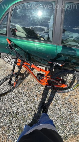 Vend DH scott gambler 730 orange noir  - 5