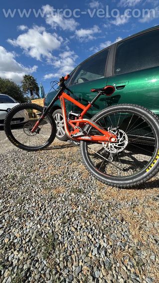 Vend DH scott gambler 730 orange noir  - 6