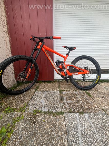 Vend DH scott gambler 730 orange noir  - 7