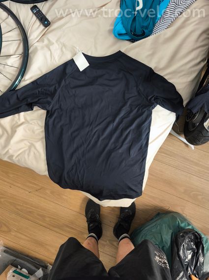 Maillot VTT manches longues Essential Enduro, Noir taille L - 2