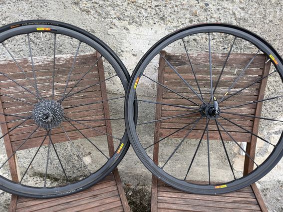 Paire de roues Mavic Ksyrium SLR SSC Exalith