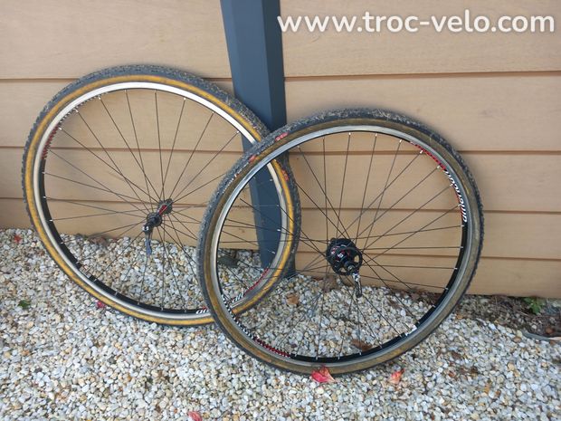 ROUES AMERICAN CLASSIC cyclo cross ou gravel boyau grifo prot - 1