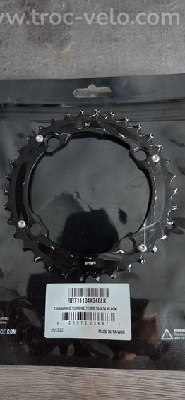 Plateau externe neuf Raceface 34T 104mm - 2