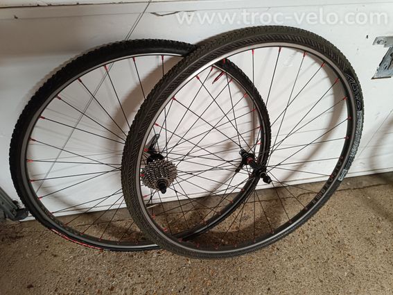 4 paires de roues aluminium à boyaux - 2