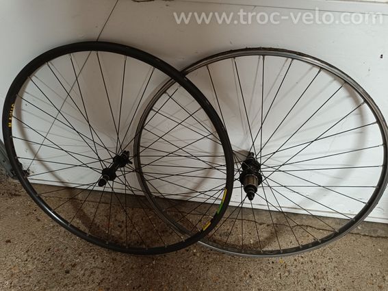 4 paires de roues aluminium à boyaux - 3