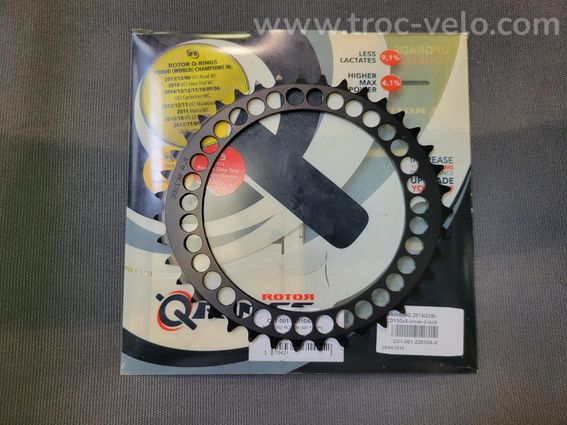 Plateau Rotor Qrings 39 dents Alu neuf - 2