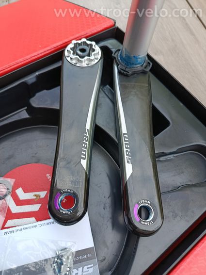 Manivelles SRAM Red 170mm Axe DUB Neuf - 3