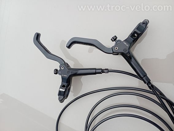 Paire de freins hydrauliques 4 pistons trp slate t4 - 2
