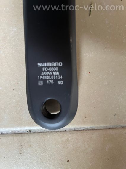 Pédalier shimano ultegra 53/39 manivelles 175 mm - 3