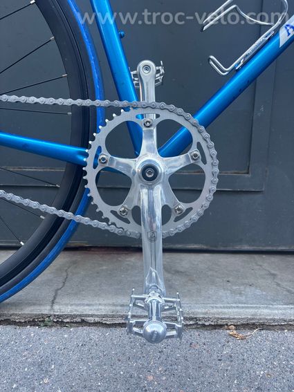 🔵 Fixie Artisanal Haut de Gamme - Cadre Acier Alain Michel (T59) - 4