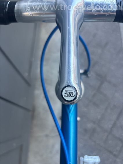 🔵 Fixie Artisanal Haut de Gamme - Cadre Acier Alain Michel (T59) - 5