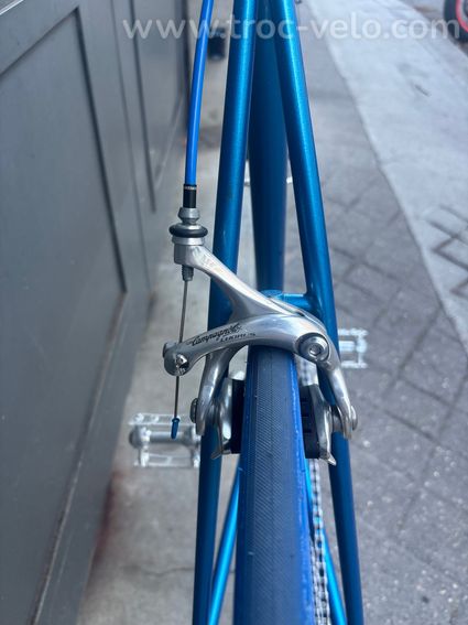 🔵 Fixie Artisanal Haut de Gamme - Cadre Acier Alain Michel (T59) - 8