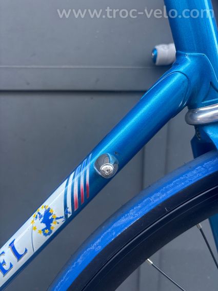 🔵 Fixie Artisanal Haut de Gamme - Cadre Acier Alain Michel (T59) - 10