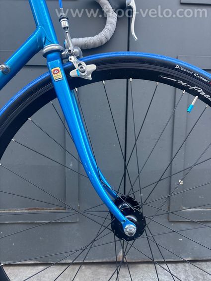 🔵 Fixie Artisanal Haut de Gamme - Cadre Acier Alain Michel (T59) - 11