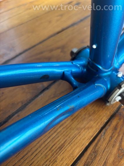 🔵 Fixie Artisanal Haut de Gamme - Cadre Acier Alain Michel (T59) - 15