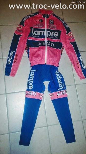 Tenue hiver vélo cycliste lampre - 1