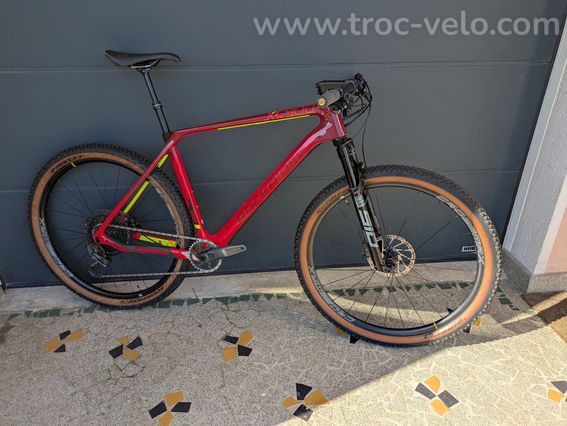 VTT Rockrider xc900 XL SID SL Ultimate, guidon carbone progress, ts telescopique, pédalier gx