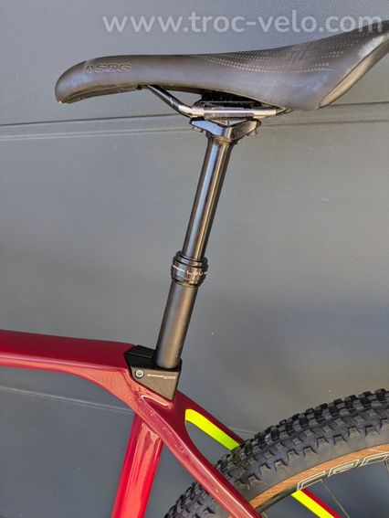 VTT Rockrider xc900 XL SID SL Ultimate, guidon carbone progress, ts telescopique, pédalier gx - 4