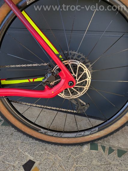 VTT Rockrider xc900 XL SID SL Ultimate, guidon carbone progress, ts telescopique, pédalier gx - 5