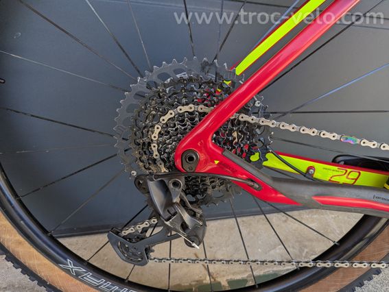VTT Rockrider xc900 XL SID SL Ultimate, guidon carbone progress, ts telescopique, pédalier gx - 8