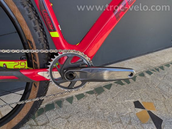 VTT Rockrider xc900 XL SID SL Ultimate, guidon carbone progress, ts telescopique, pédalier gx - 9