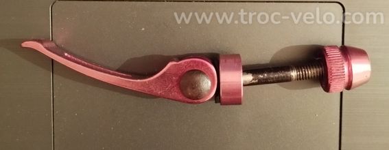 Serrage tige de selle Purple Fuchsia 28.6mm vintage en Tbé - 2