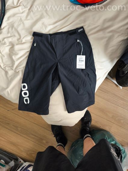 Short POC, Essential Enduro, Noir, taille XS
