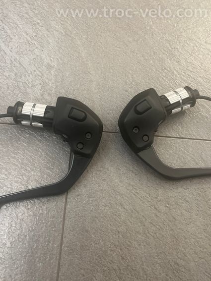 Paire de leviers de freins di2 CLM câble  - 4