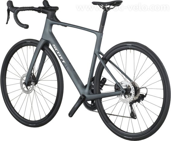 Velo De Route Scott Addict 50 Shimano 105 12v 700 Mm Gris 2026 T M 170 178cm   Velo D Exposition - 3