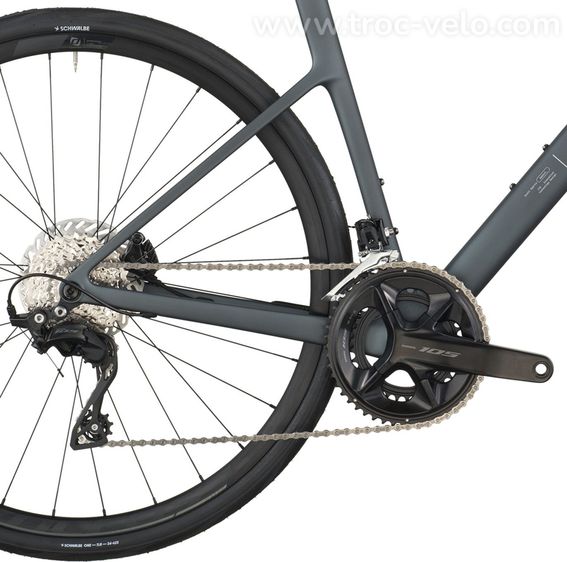 Velo De Route Scott Addict 50 Shimano 105 12v 700 Mm Gris 2026 T M 170 178cm   Velo D Exposition - 4