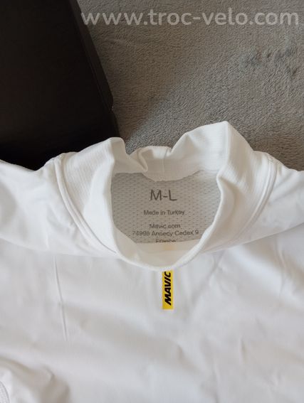 Maillot de corps  Cyclisme / Vélo M/C Femme Mavic Wind Ride - Blanc - 5