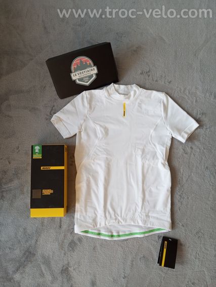 Maillot de corps  Cyclisme / Vélo M/C Femme Mavic Wind Ride - Blanc - 6