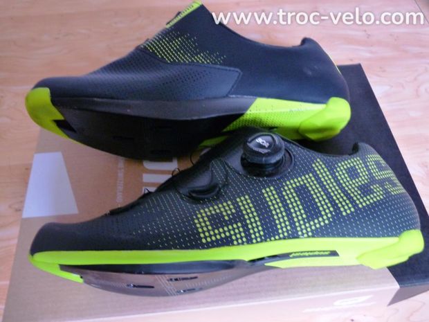 Paire de Chaussures Suplest Edge + Performance Gris/Jaune Fluo Taille 41. - 1