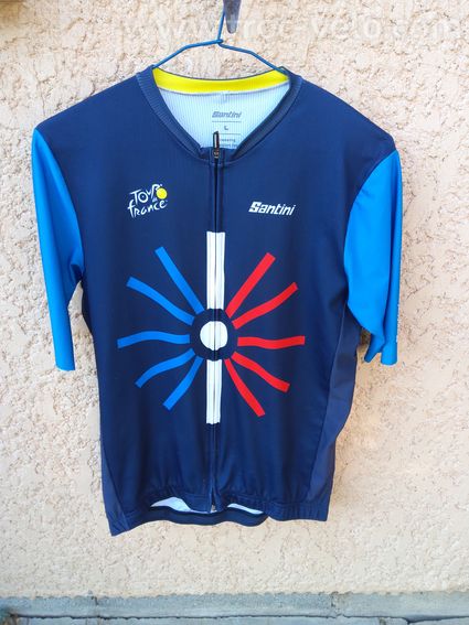 Maillot santini tour de france taille L