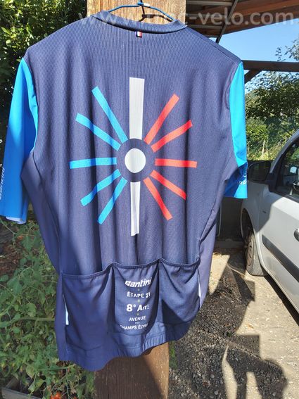 Maillot santini tour de france taille L - 3