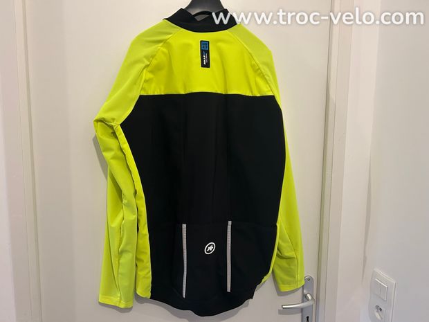 Veste d'hiver Assos Mille GT Ultraz Winter Evo jaune fluo XL  - 2