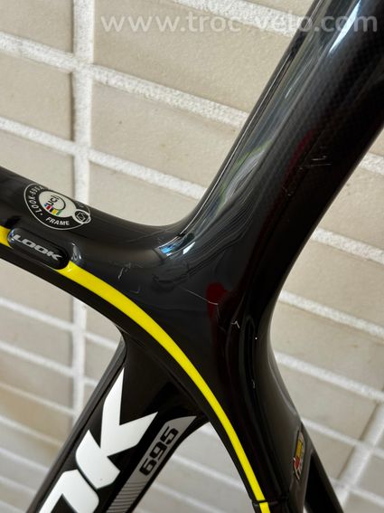 Look 695 Aerolight Mondrian XL (57) – Campagnolo 11v – Bora One 50 – État Superbe - 11