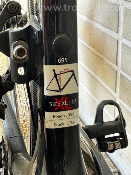Look 695 Aerolight Mondrian XL (57) – Campagnolo 11v – Bora One 50 – État Superbe - 12