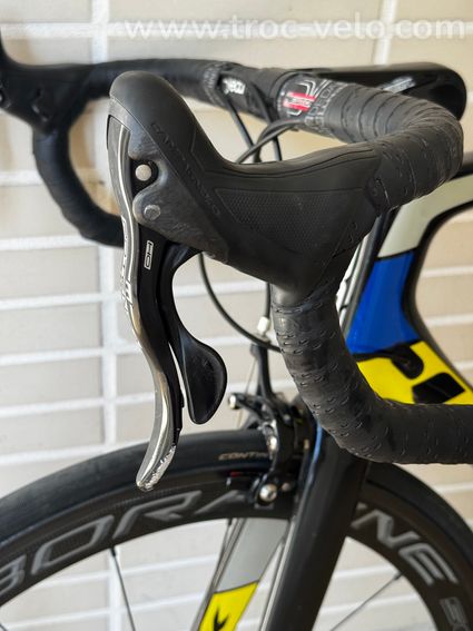 Look 695 Aerolight Mondrian XL (57) – Campagnolo 11v – Bora One 50 – État Superbe - 13