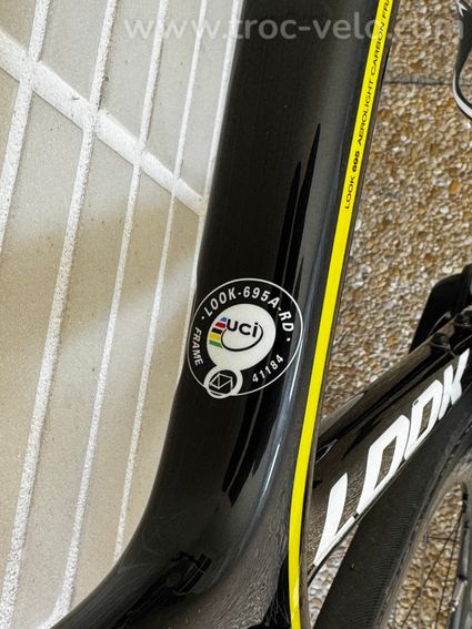 Look 695 Aerolight Mondrian XL (57) – Campagnolo 11v – Bora One 50 – État Superbe - 14