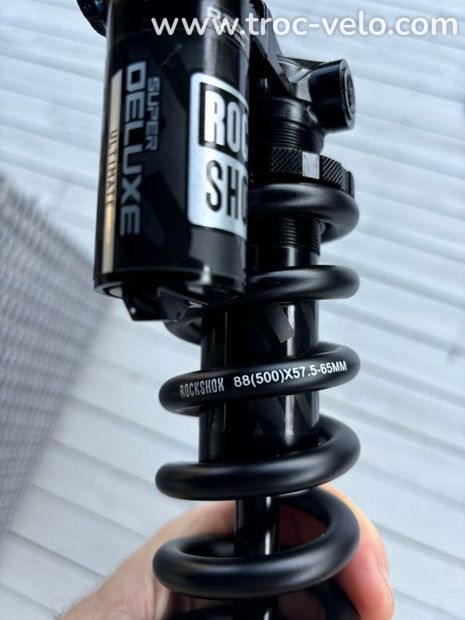 Amortisseur à bobine Rockshox Super Deluxe Ultimate RC2T avec HBO et ressort 205x65 - 4